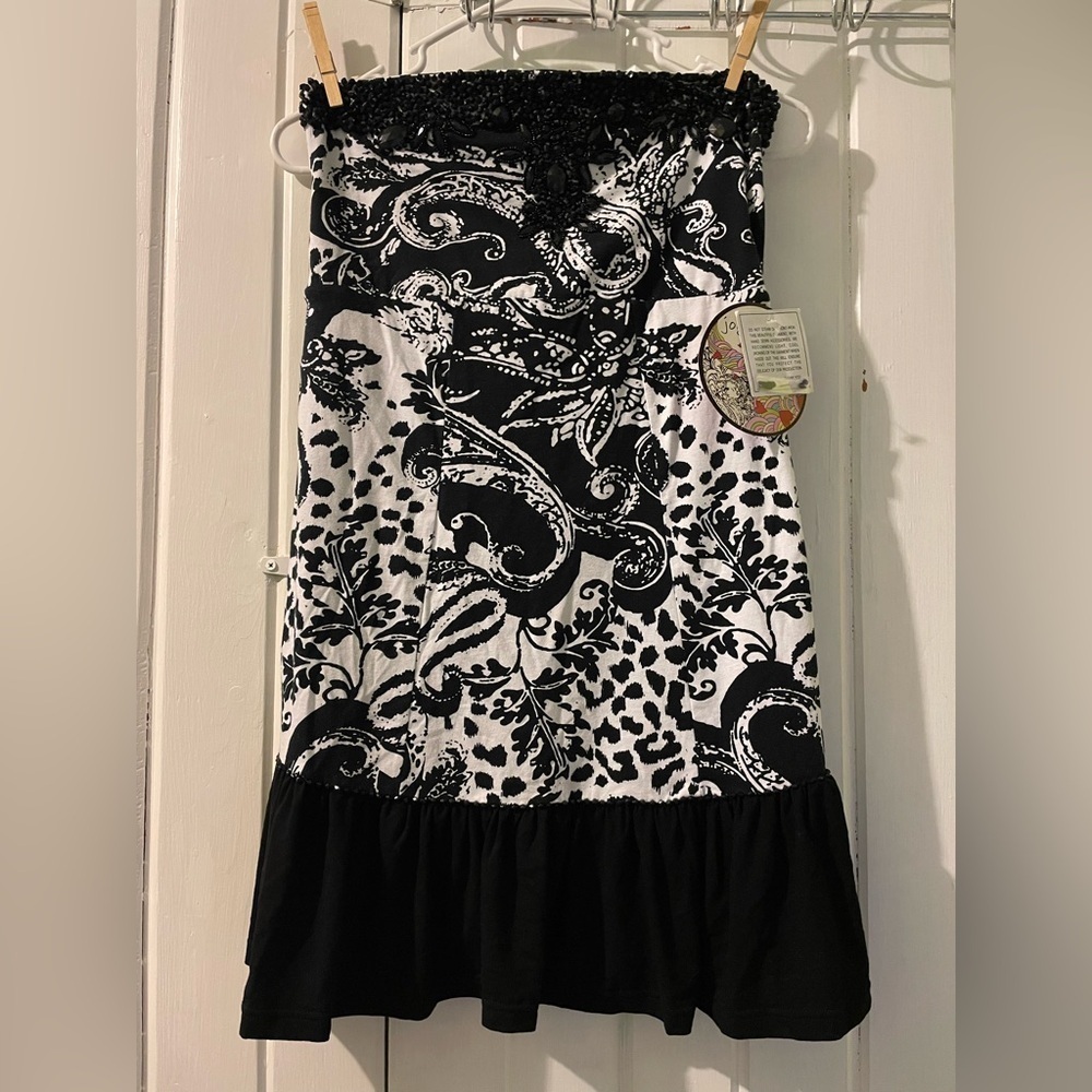 Joyous & Free bling mini dress/tunic-medium NWT